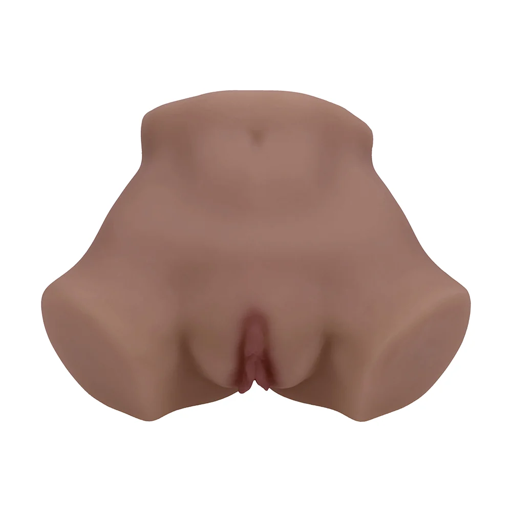 Xkin Bodyforms Eve Rhodes Dual Entry Vibrating Masturbator Brown