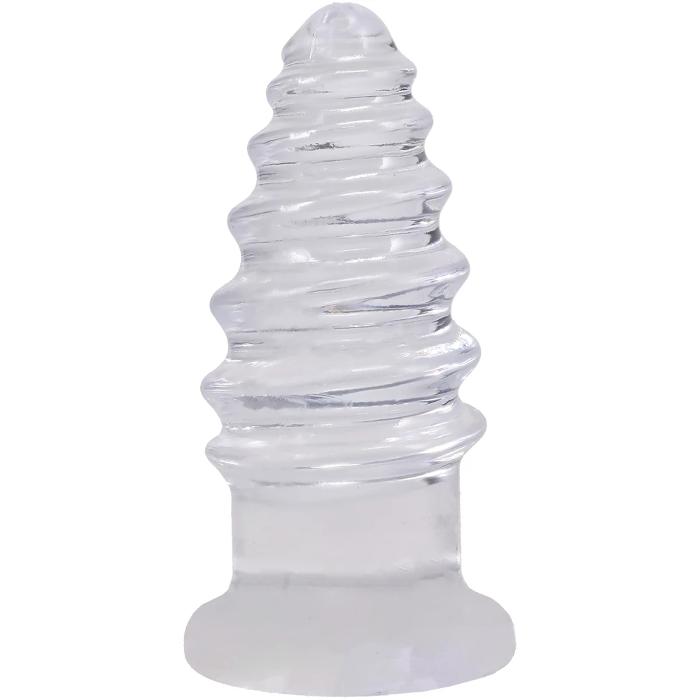 Crystal Jellies Anal Twist 6 Inch Clear