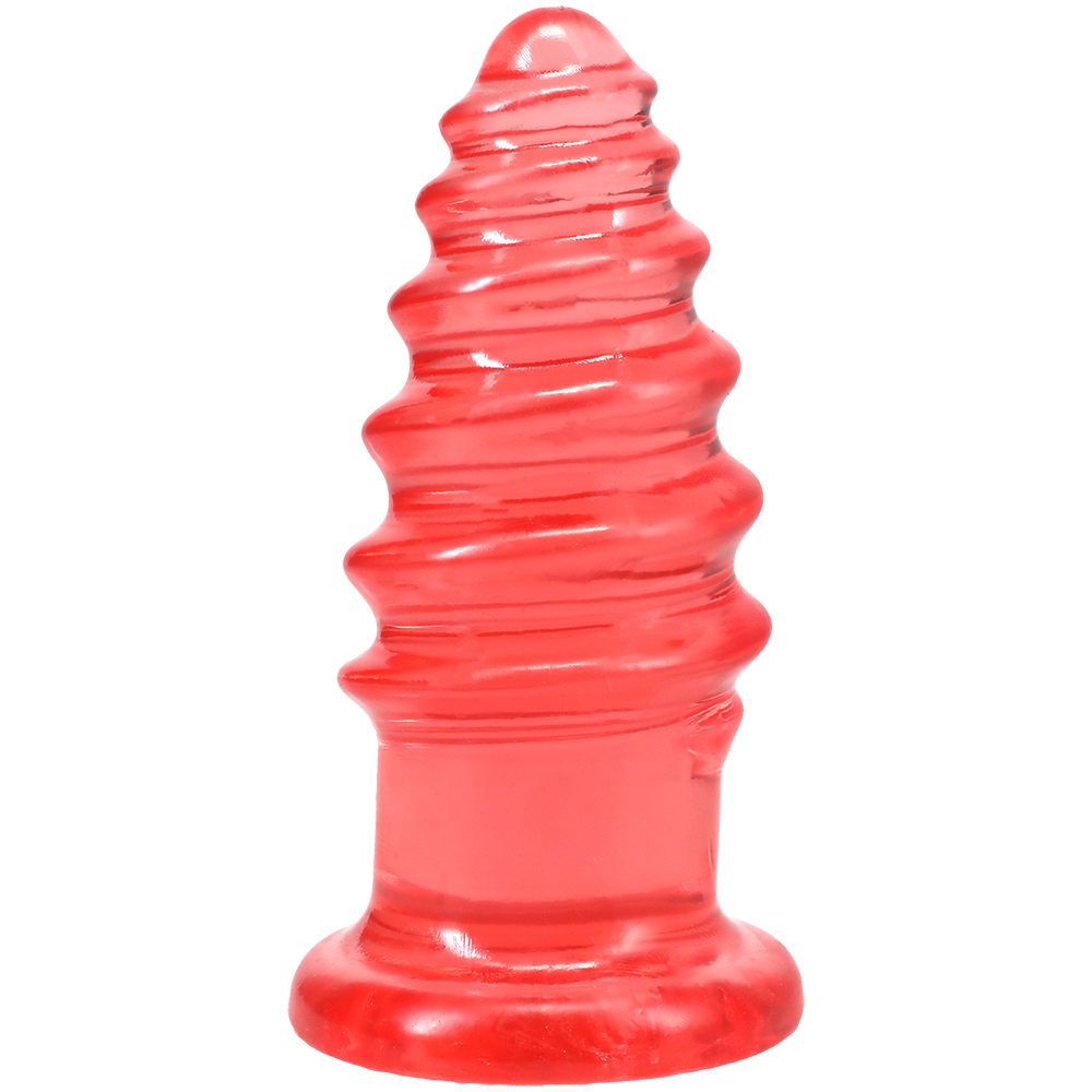 Crystal Jellies Anal Twist 6 Inch Pink