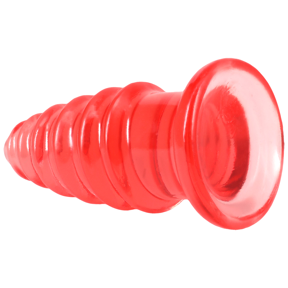 Crystal Jellies Anal Twist 6 Inch Pink