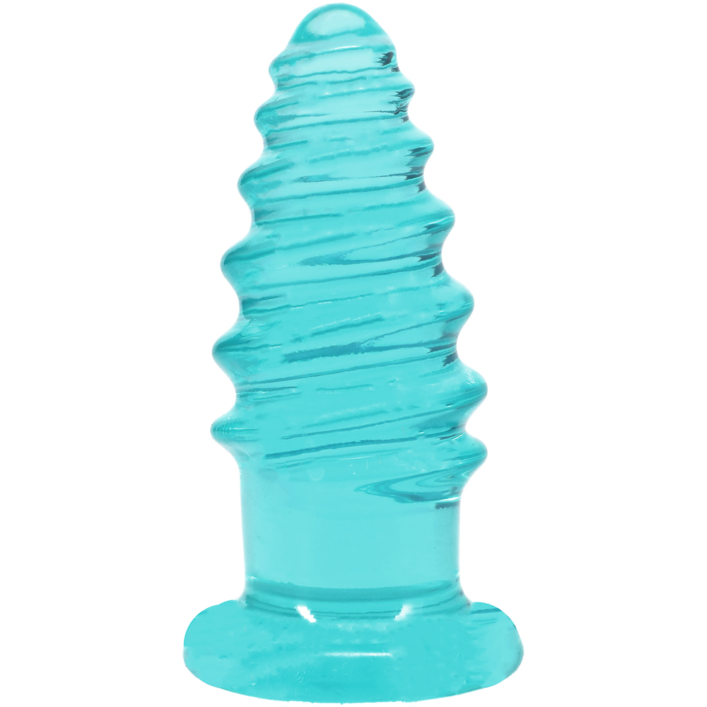 Crystal Jellies Anal Twist 6 Inch Teal