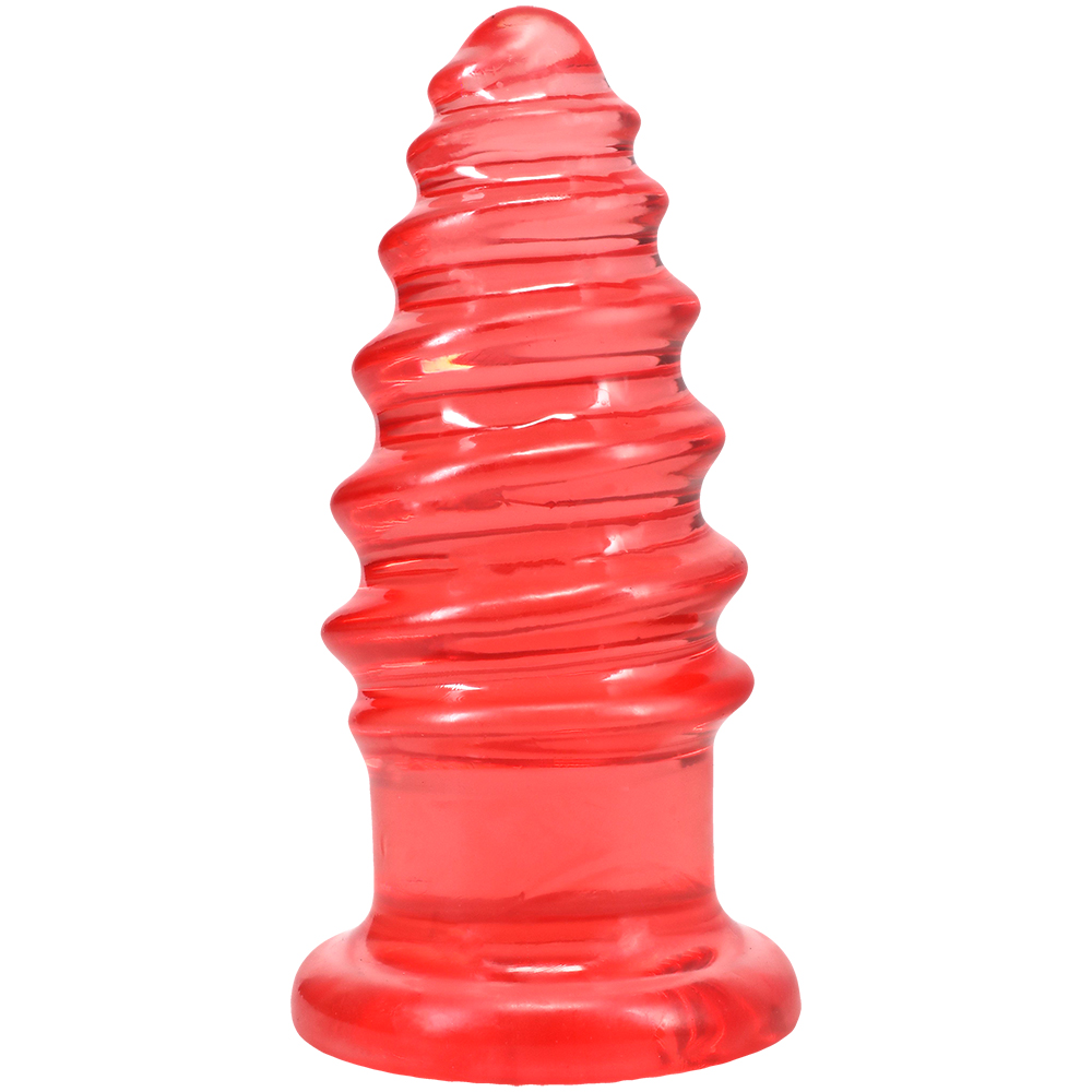 Crystal Jellies Anal Twist 7 Inch Pink