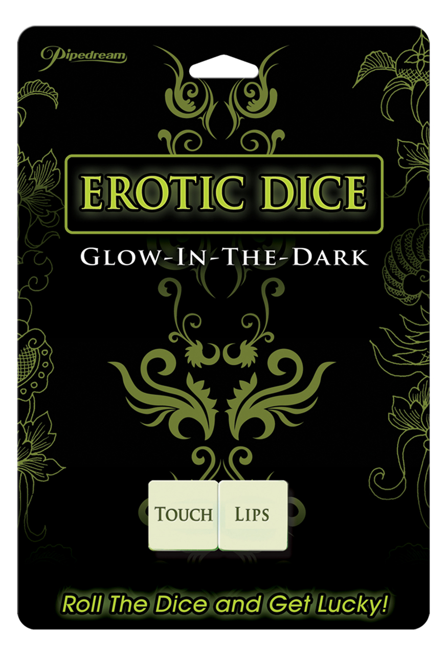 Pipedream Erotic Dice - Glow In The Dark