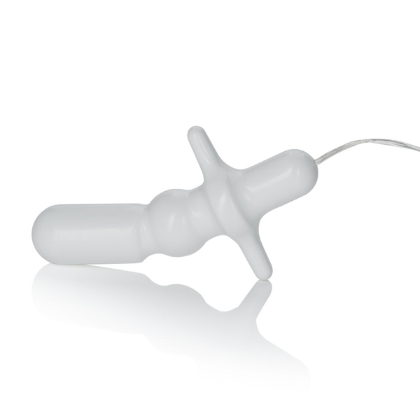 CalExotics Pocket Exotics Anal T Vibrator - Ivory