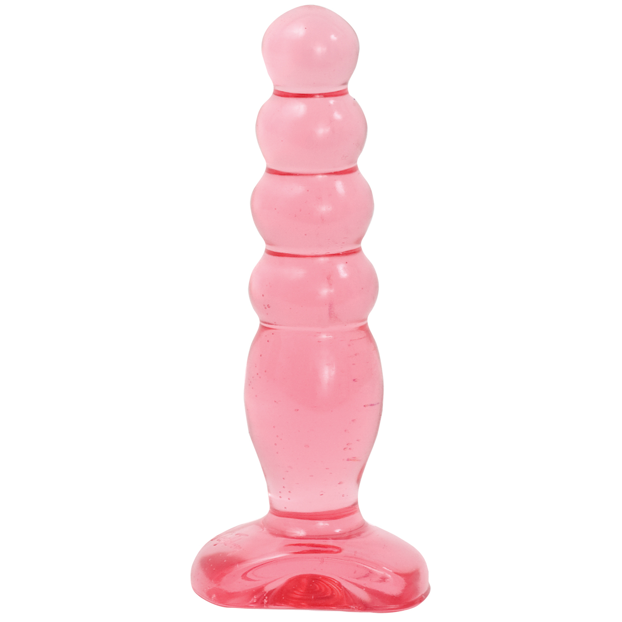 Doc Johnson Crystal Jellies 5" Anal Beads Delight - Pink