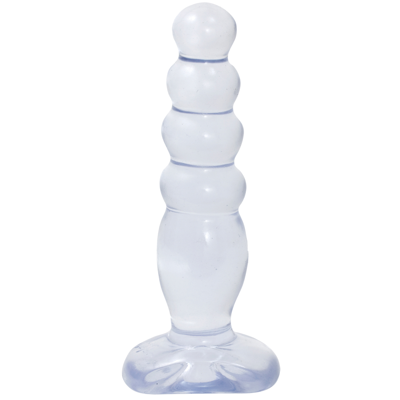Doc Johnson Crystal Jellies 5" Anal Beads Delight - Clear
