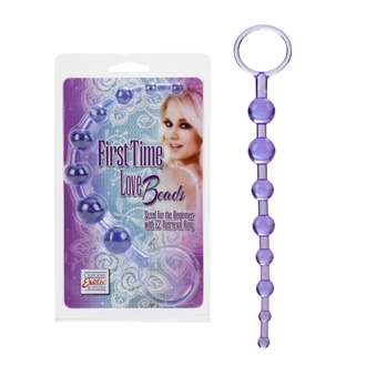 CalExotics First Time Love Anal Beads - Purple