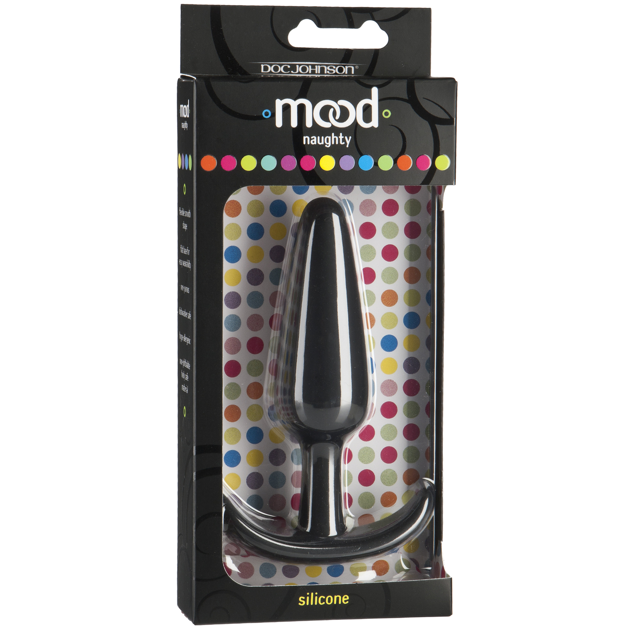 Doc Johnson Mood Naughty Butt Plug Large - Black