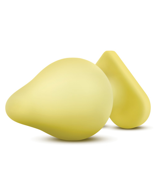 Blush Naughty Candy Heart Spank Me Butt Plug - Yellow