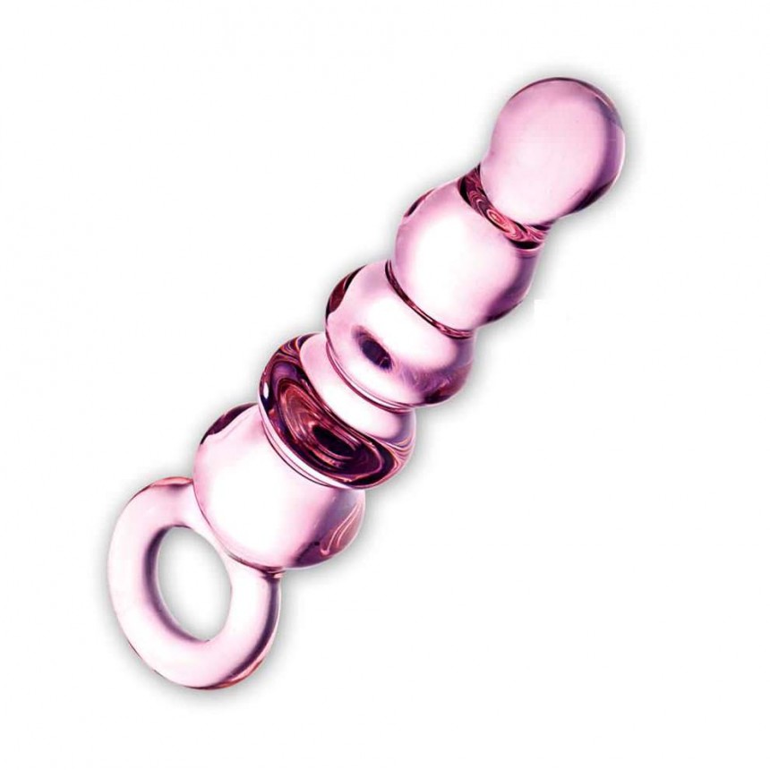 Glas Quintessence Beaded Slider Glass Butt Plug