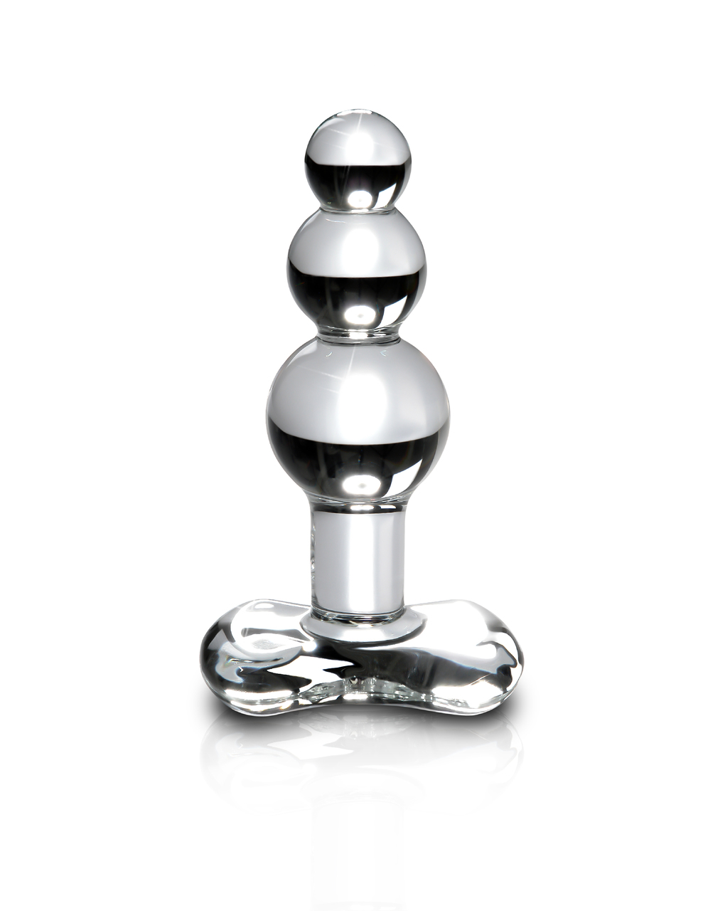 Pipedream Icicles No. 47 Hand Blown Glass Butt Plug - Clear