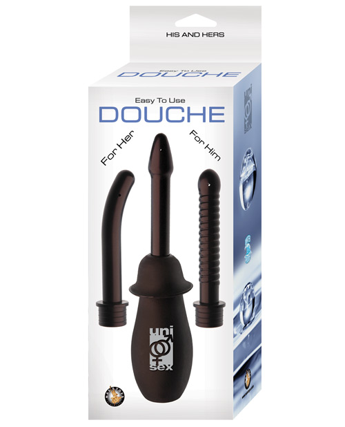 Nasstoys His & Hers Easy To Use Douche - Black