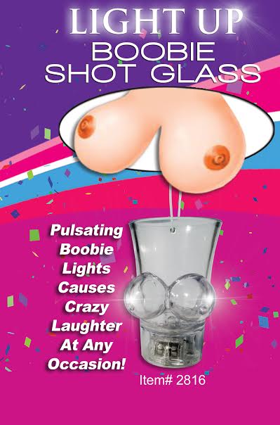 Hott Products Light Up Boobie Shot Glass