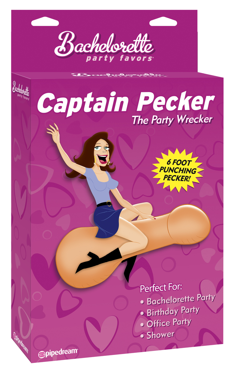 Pipedream Bachelorette Party Favors Captain Pecker Inflatable