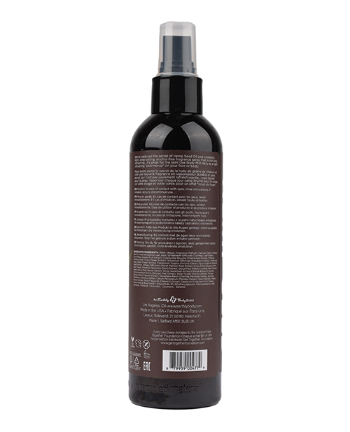 Earthly Body Hemp Seed Moisturizing Body Mist - 8 Oz Nag Champa