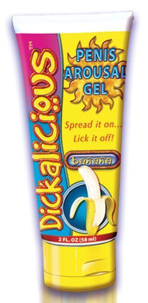 Hott Products Dickalicious Penis Arousal Gel 2 Oz - Banana