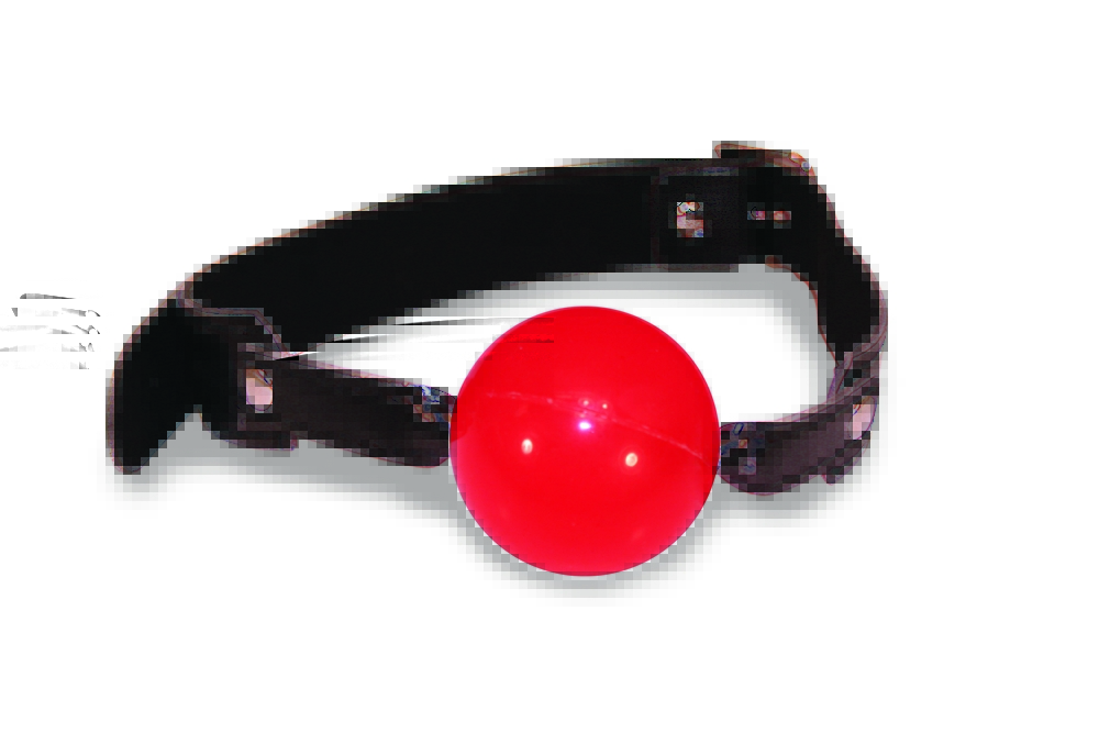 Sportsheets Sex & Mischief Fetish Solid Red Ball Gag