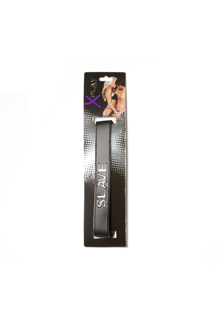 Allure Xplay Talk Dirty To Me Leather Fetish Collar - Slave