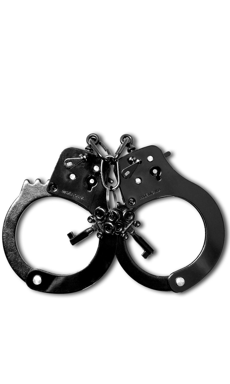 Pipedream Fetish Fantasy Series Anodized Cuffs - Black