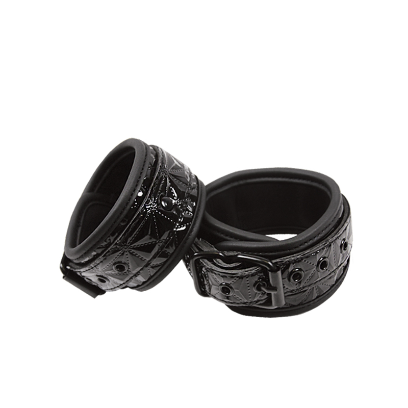 NS Novelties Fetish Sinful Wrist Cuffs - Black