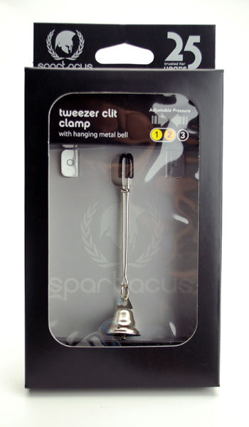 Spartacus Fetish Adjustable Tweezer Bell Clit Clamp