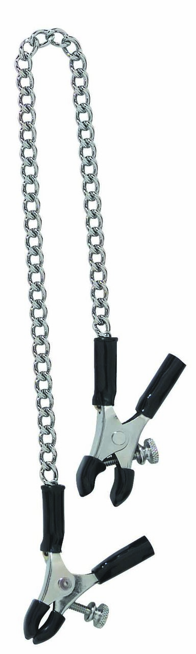 Spartacus Fetish Adjustable Micro Plier Nipple Clamps Includes Link Chain