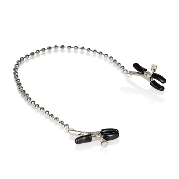 CalExotics Fetish Silver Beaded Nipple Clamps