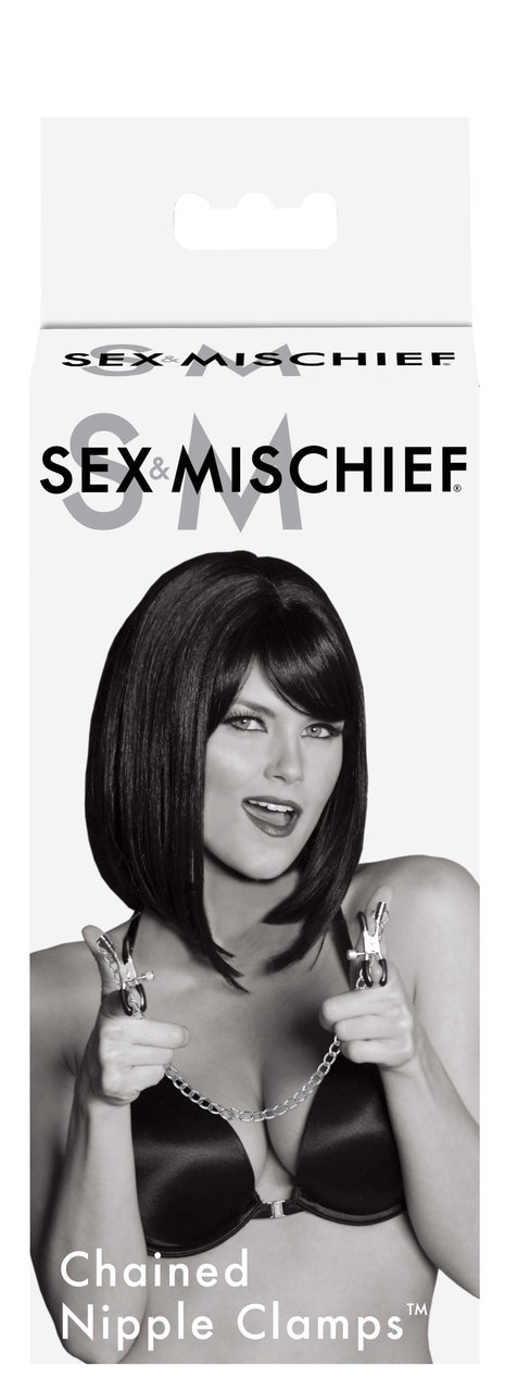 Sportsheets Sex & Mischief Fetish Chained Nipple Clamps