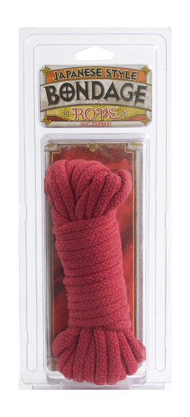 Doc Johnson Fetish Japanese Style Bondage Cotton Rope - Red