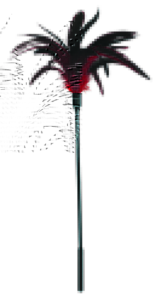 Sportsheets Sex & Mischief Fetish Body Tickler Starburst Feather - Red