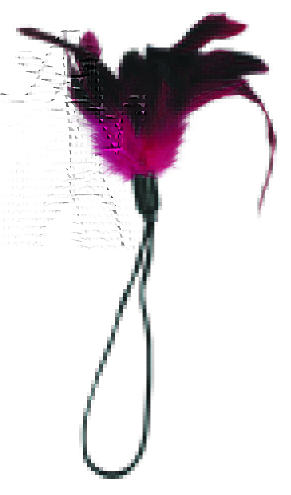 Sportsheets Sex & Mischief Fetish Pleasure Feather Tickler - Rose