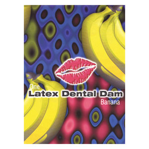 Latex Dental Dam - Banana