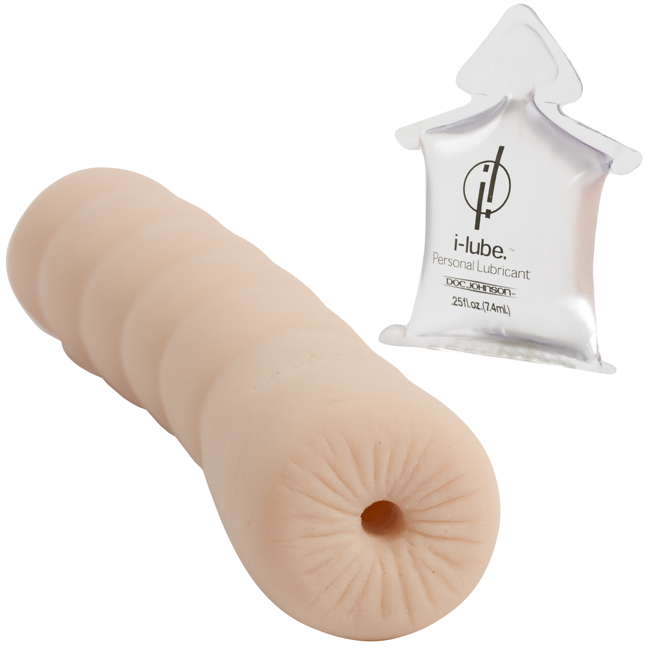 Doc Johnson ULTRASKYN Disposable Masturbator Stroker Quickie - To - Go - Ass