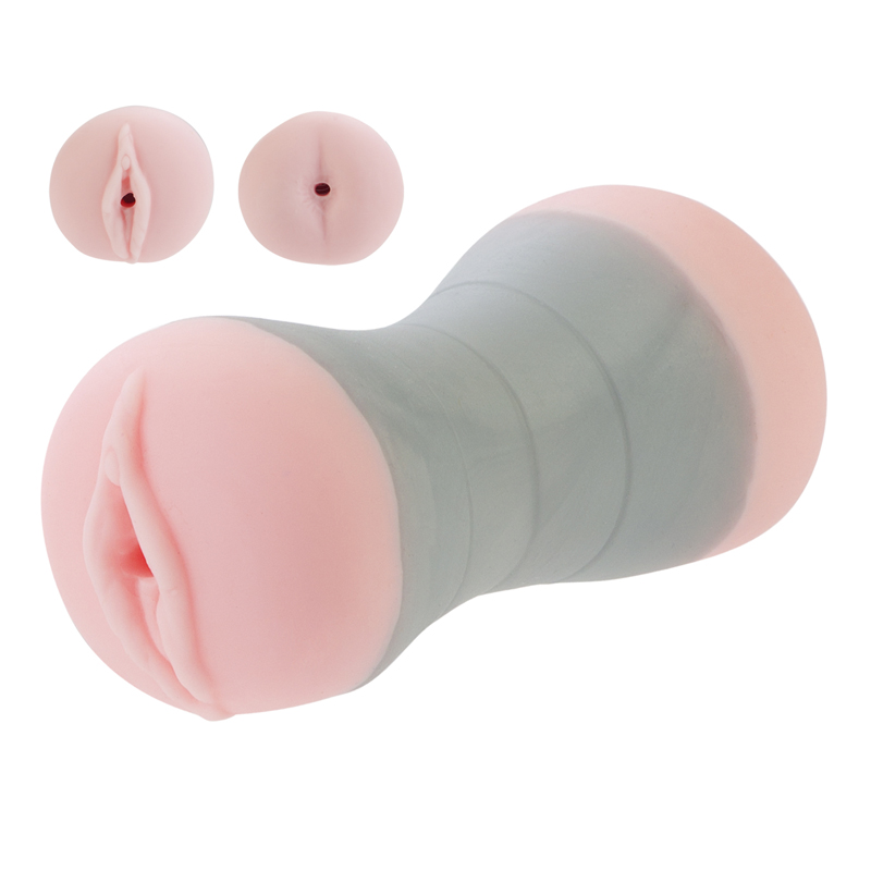 CalExotics Travel Gripper Pussy & Ass Male Masturbator Stroker
