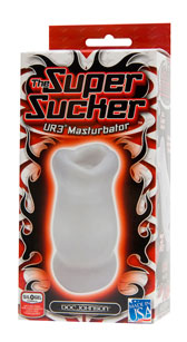 Doc Johnson Super Sucker ULTRASKYN Masturbator Stroker - Clear