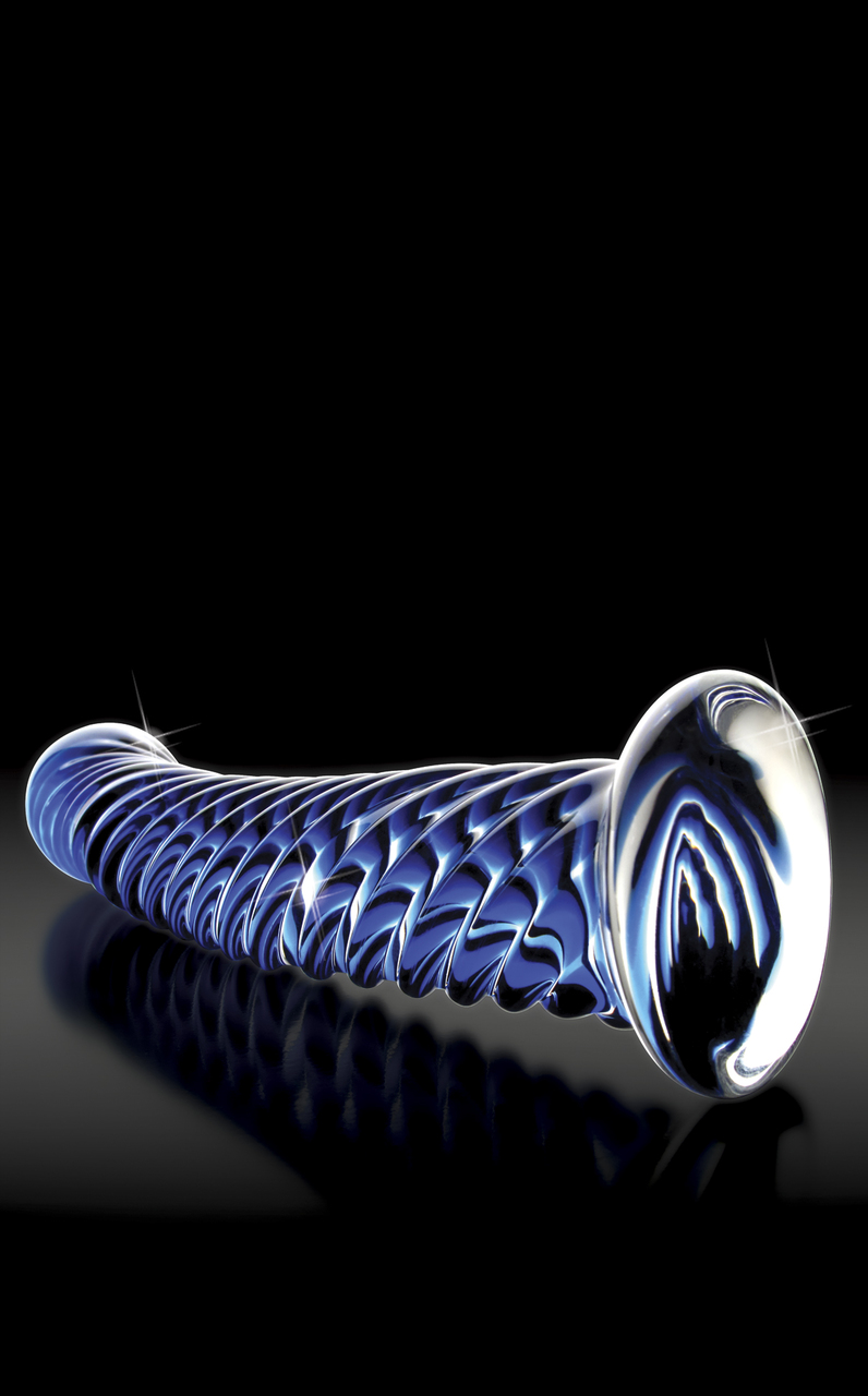 Pipedream Icicles No. 29 Hand Blown Glass Dildo - Clear Includes Ridges