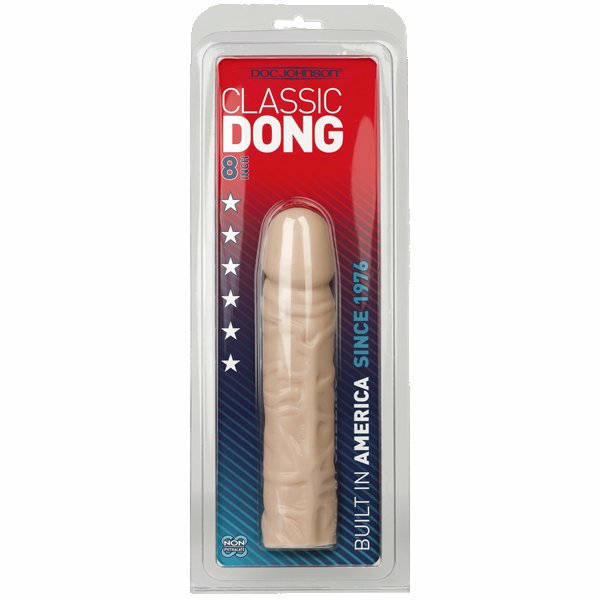 Doc Johnson 8" Classic Realistic Dildo - White