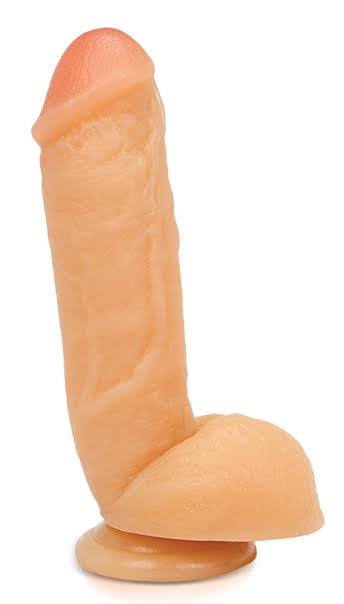 Blush Hung Rider Trigger 7" Suction Cup Dildo - Flesh