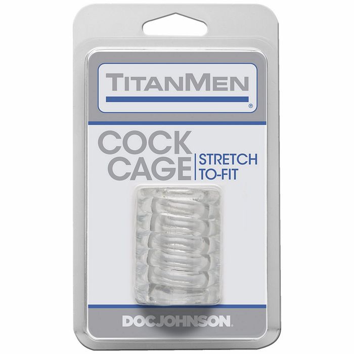 Doc Johnson Titanmen Tools Cock Cage - Clear