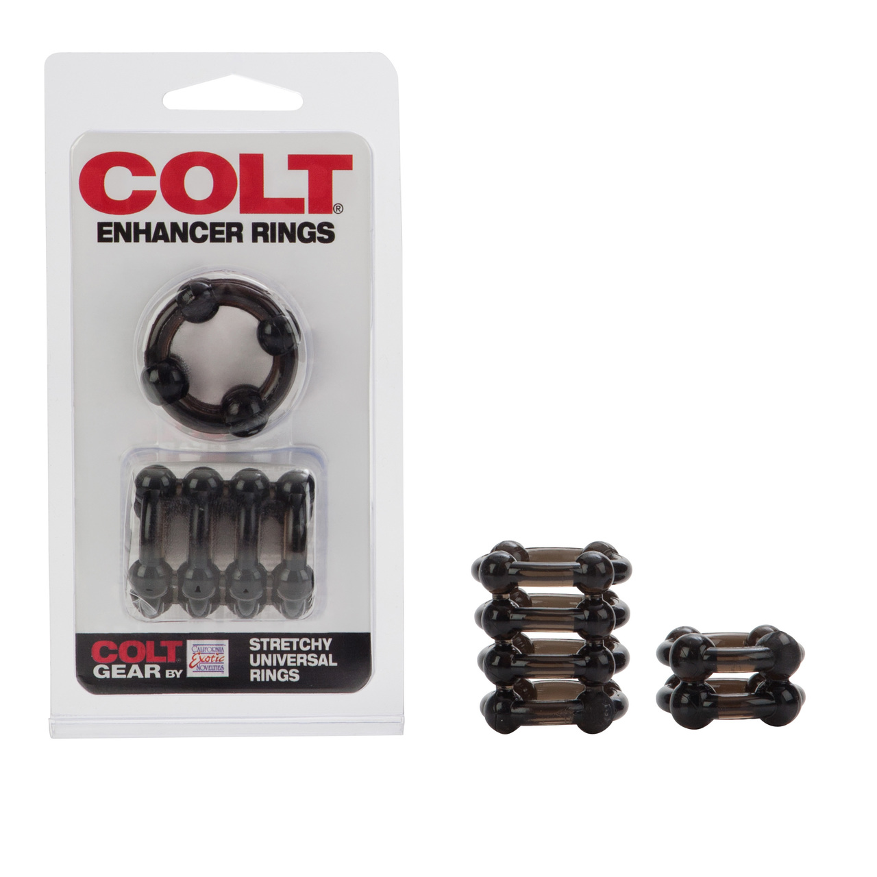 CalExotics Colt Enhancer Cock Rings - Black