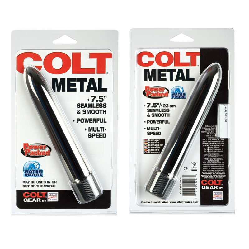 CalExotics Colt 7" Metal Vibrator