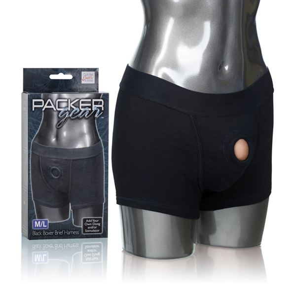 CalExotics Packer Gear Boxer Harness M/L - Black