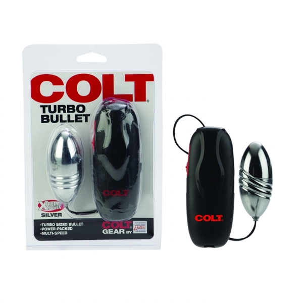 CalExotics Colt Turbo Bullet Vibrator - Silver