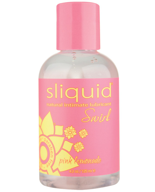 Sliquid Swirl Personal Lubricant 4.2 Oz Bottle Pink Lemonade