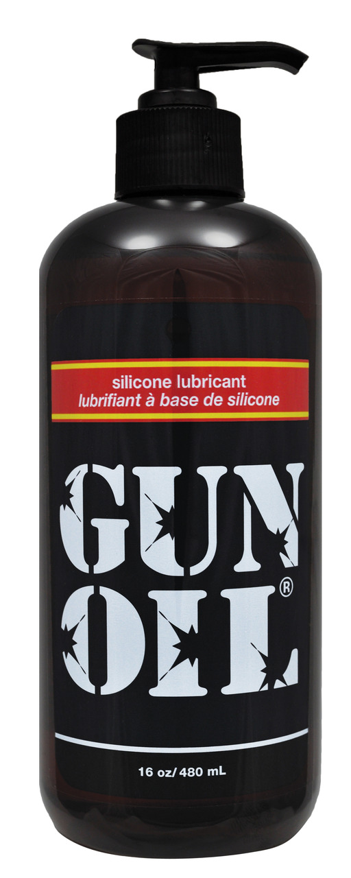 Gun Oil Silicone Personal Lubricant - 16 Oz