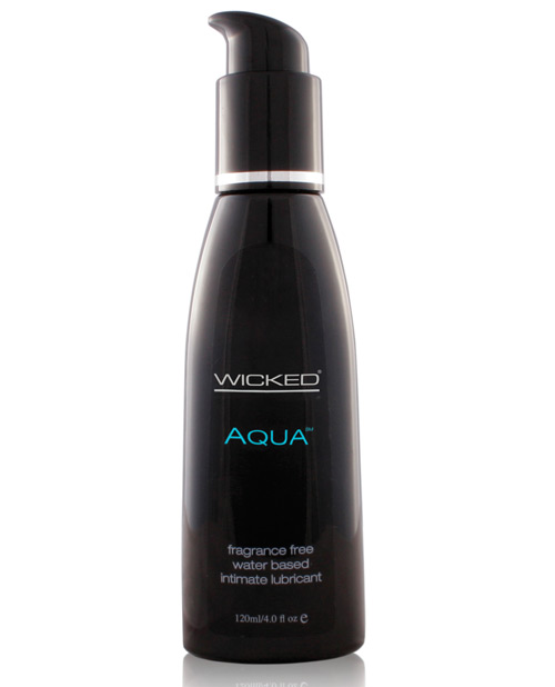 Wicked Sensual Care Collection Aqua Waterbased Personal Lubricant - 4 Oz Fragrance Free