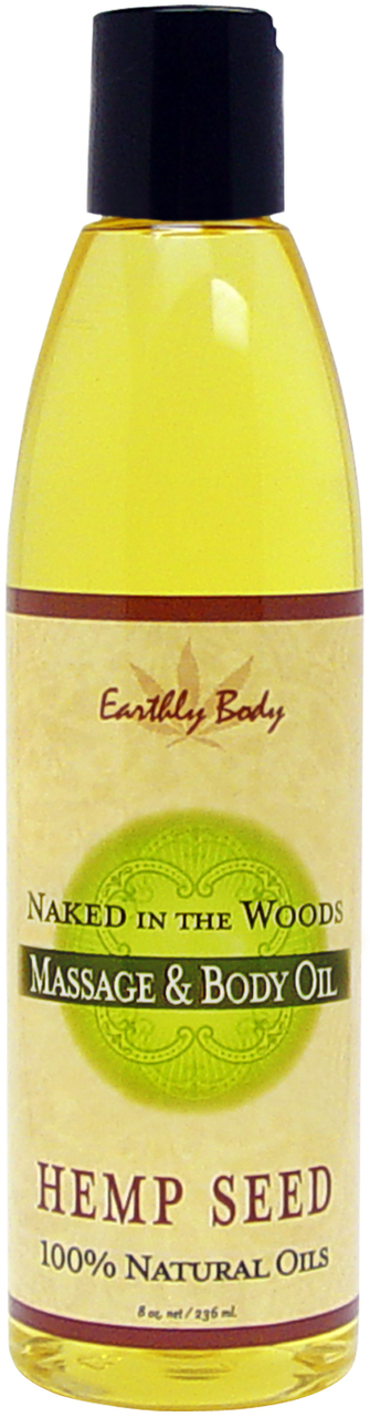 Earthly Body Massage & Body Oil - 8 Oz Naked In The Woods