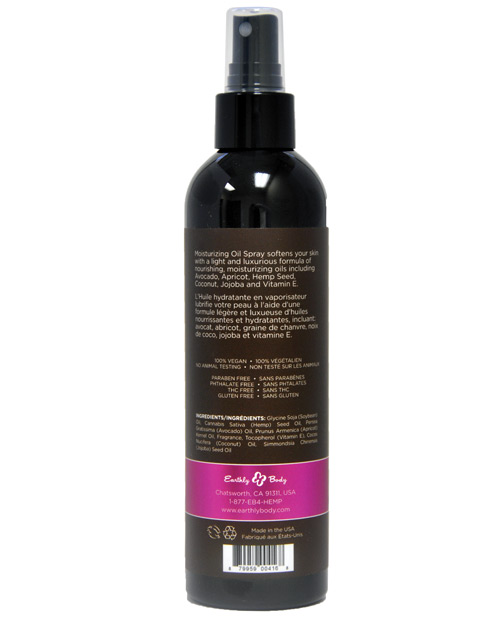 Earthly Body Glow Massage & Body Oil - 8 Oz Skinny Dip