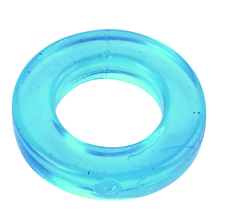 Spartacus Elastomer Cock Ring - Metro Blue