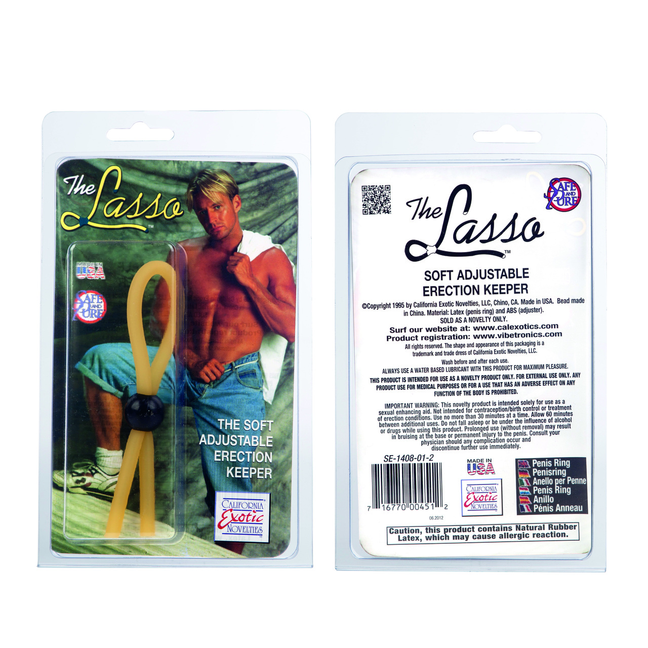 CalExotics The Lasso Erection Keeper (Soft, Adjustable) Cock Ring